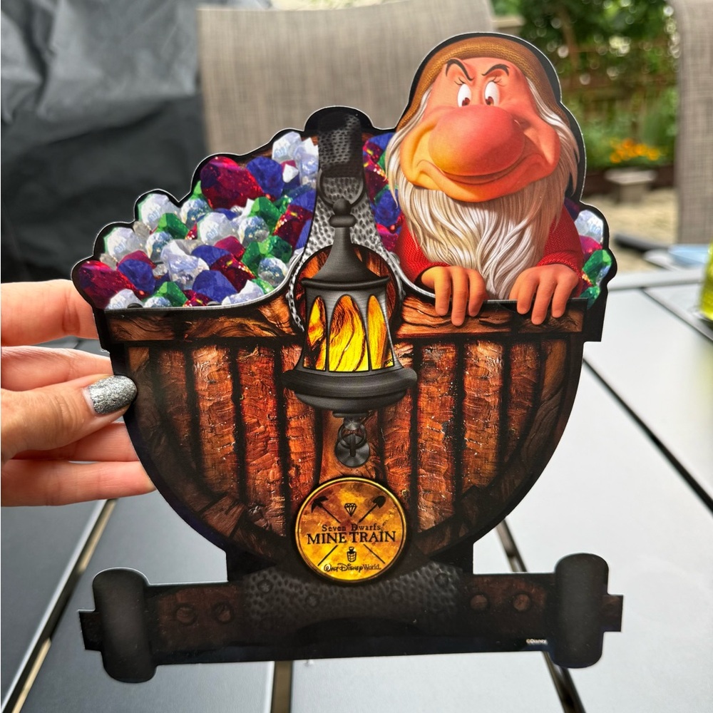 Walt Disney World Seven Dwarves Mine Train Promotional Magnet
